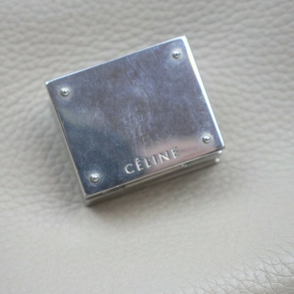 AUTHENTIC CELINE Hand Bag Beige Leather suede - Picture 6 of 16